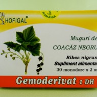 Muguri de coacaz negru - gemoderivat  (30 de monodoze x 2 ml)