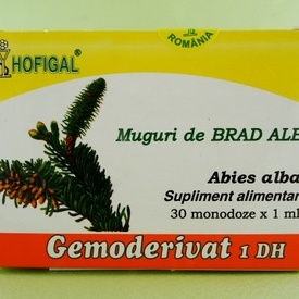 Muguri de brad alb - gemoderivat HOFIGAL (30 de monodoze x 1 ml)