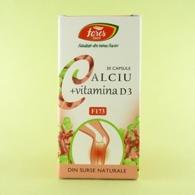 Calciu + Vitamina D3 FARES (30 de capsule)