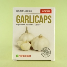 Garlicaps capsule cu extract de usturoi  PARAPHARM (30 de capsule)
