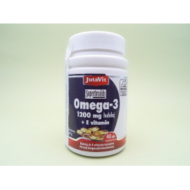 Omega-3 ulei de peste 1200 mg + vitamina E JutaVit JUVAPHARMA Kft. (40 de capsule)