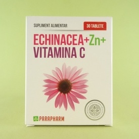 Echinacea+Zn+vitamina C PARAPHARM (30 de tablete)