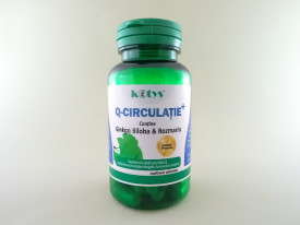 Q-CIRCULATIE Ginkgo Biloba si Rozmarin KOTYS (60 cps)