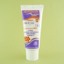 Crema de fata 5 in 1 cu laptisor de matca bio  FAVISAN (40 ml)