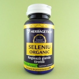 Seleniu organic HERBAGETICA (60 de capsule)