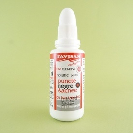 Solutie pentru puncte negre & acnee FAVISAN (30 ml)
