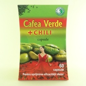 Cafea verde + Chili  Dr.CHEN PATIKA (60 de capsule)