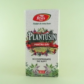 Plantusin pentru gat FARES (30 comprimate de supt)