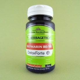 Silymarin 80/50 Detox Forte  HERBAGETICA (30 capsule)