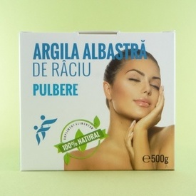 Argila albastra de Raciu pulbere  ROMCOS (500 g)