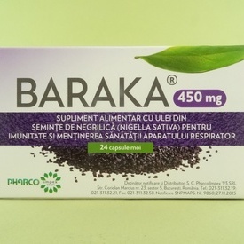 BARAKA 450 mg PHARCO PHARMACEUTICALS (24 de capsule)