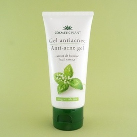 Gel antiacnee cu extract de busuioc COSMETIC PLANT (100 ml)