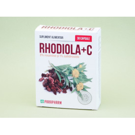 Rhodiola + vitamina C PARAPHARM (30 capsule)