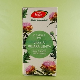Vezica biliara lenta FARES (63 de capsule)