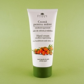 Crema pentru maini cu ulei de catina si masline COSMETIC PLANT (100 ml)