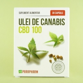 Ulei de canabis CBD 100 PARAPHARM (30 de capsule)