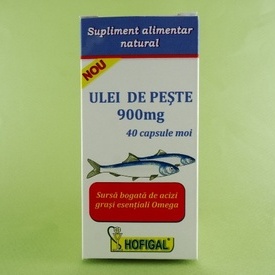 Ulei de peste 900 mg HOFIGAL (40 de capsule moi)