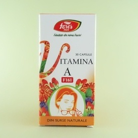Vitamina A din surse naturale FARES (30 de capsule)