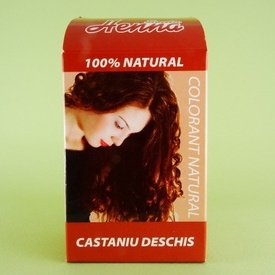 Vopsea de par castaniu deschis SONIA HENNA (60 g)