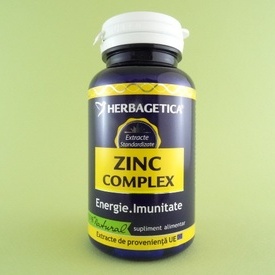 Zinc complex HERBAGETICA (60 de capsule)