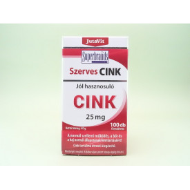 Zinc organic 25 mg JutaVit JUVAPHARMA Kft. (100 tablete filmate)