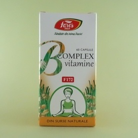 B Complex vitamine naturale FARES (60 de capsule)