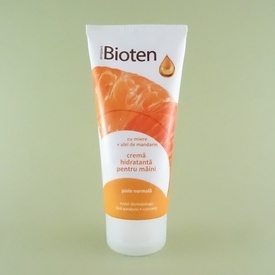 Crema hidratanta pentru maini cu miere și ulei de mandarin BIOTEN (100 ml)