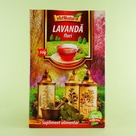 Ceai din flori de lavanda ADNATURA (50 g)