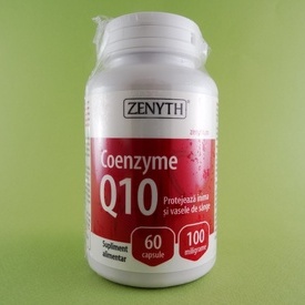 Coenzyme Q10 100 mg ZENITH PHARMACEUTICALS (60 de capsule)