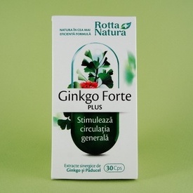 Ginkgo Forte Plus ROTTA NATURA (30 de capsule)
