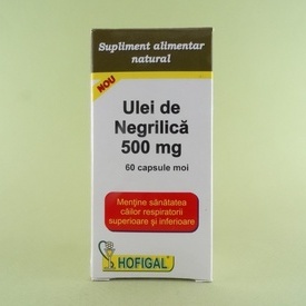 Ulei de Negrilica 500 mg HOFIGAL (60 de capsule moi)